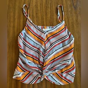 Mustard Seed Multicolor Striped Top